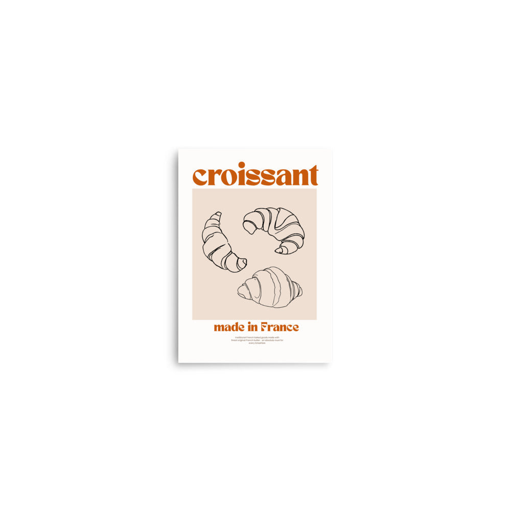 Croissant, tillverkad i Frankrike | Veska 5″×7″