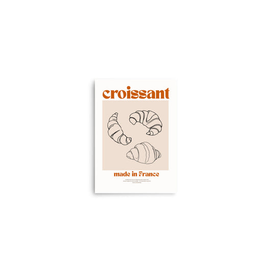 Croissant, tillverkad i Frankrike | Veska 5″×7″