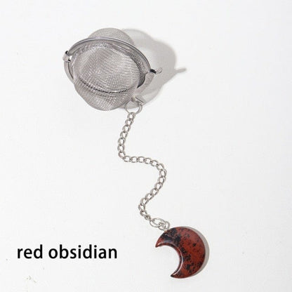 Crystal Moon Te Filter | Veska Röd Obsidian