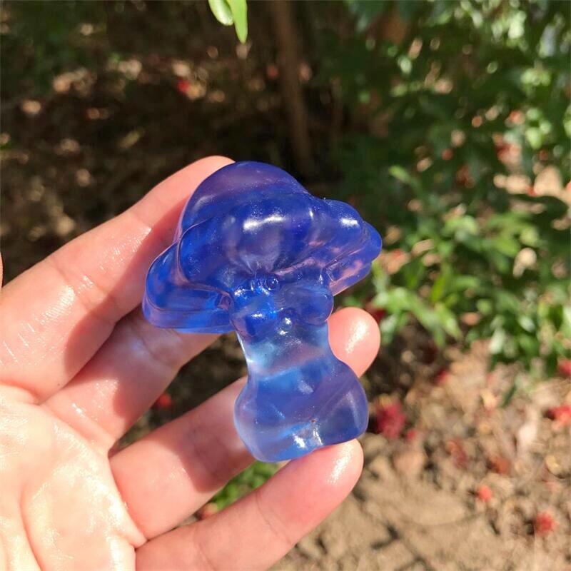 Crystal Mushroom Damer | Veska Blå Opalite