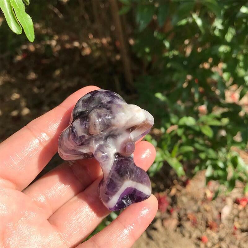 Crystal Mushroom Damer | Veska Dröm Ametist