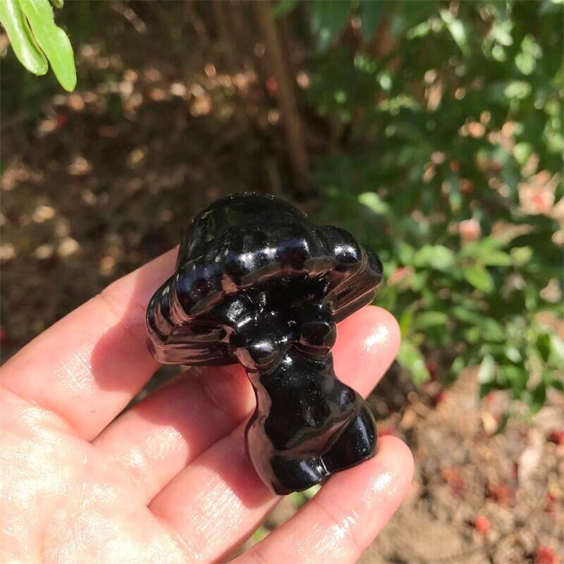 Crystal Mushroom Damer | Veska Obsidian