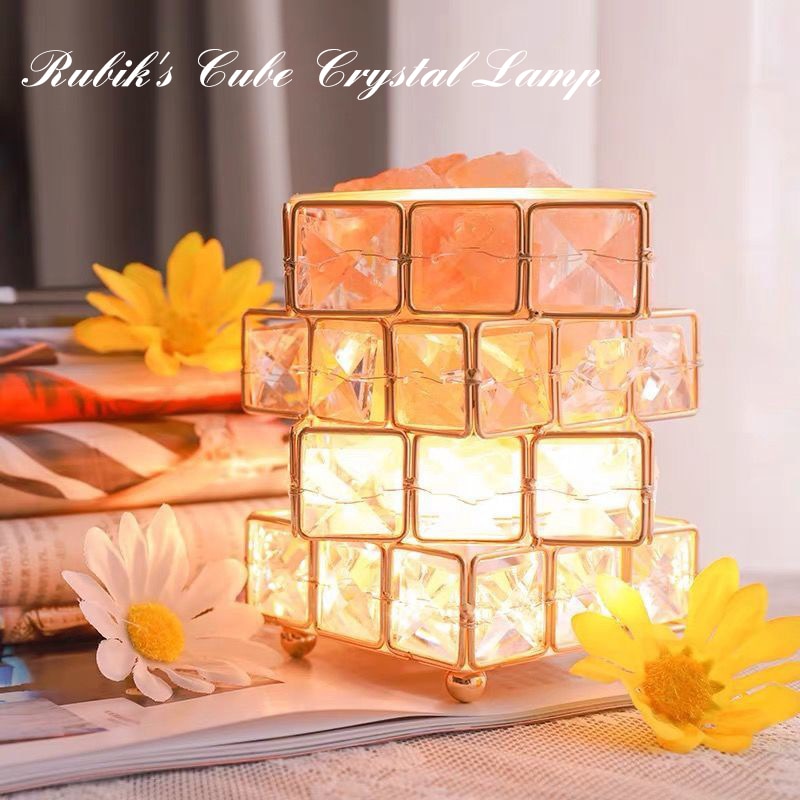 Crystal Room Mood Ambient Geo Shimmer Cube Light | Veska