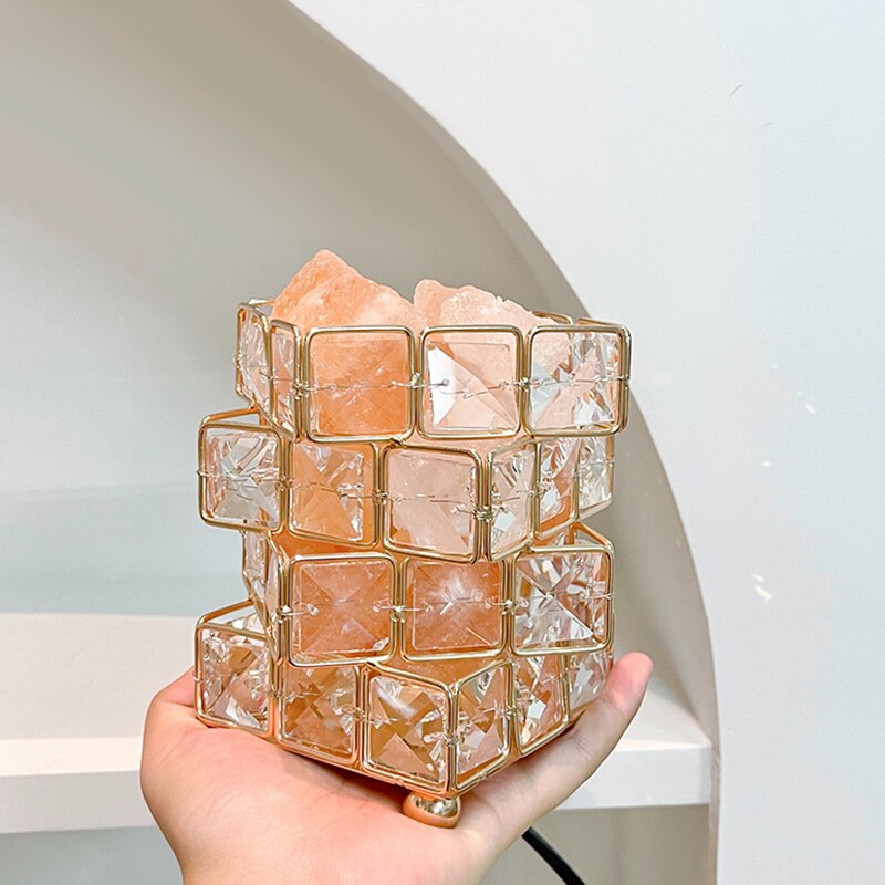Crystal Room Mood Ambient Geo Shimmer Cube Light | Veska