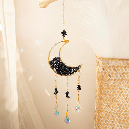 Crystal Sun Catcher Moon Decor | Veska crsytal MS098
