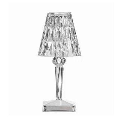 CrystaLamp - LED Bordslampa tillverkad av diamantkristall | Veska Touch-laddningsbar