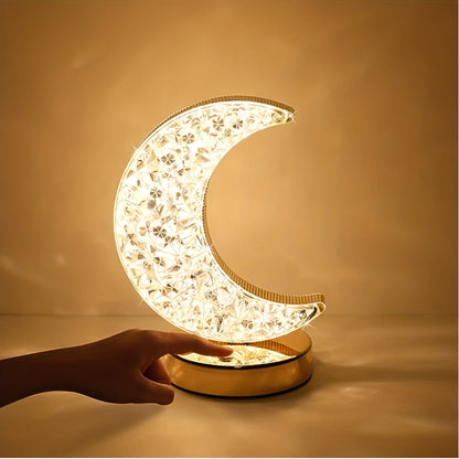 CrystalGlow Lampa - Dimmerskrivbordslampa med Touch Veska Touch tre-färgs Lampa