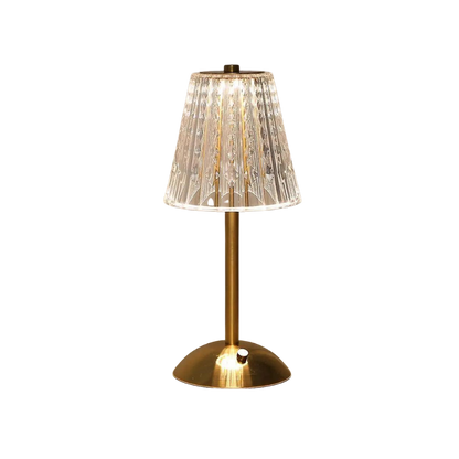 CrystalLuxe - Vintage Bordslampa med Elegant Glans | Veska
