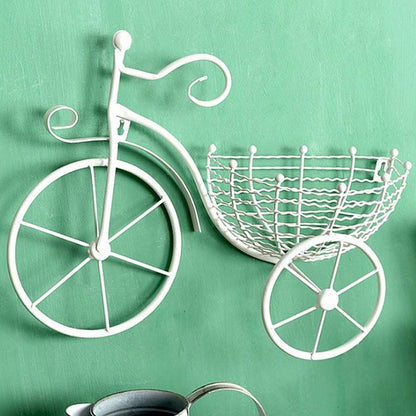 Cykelhängande blombukett | Veska Vit