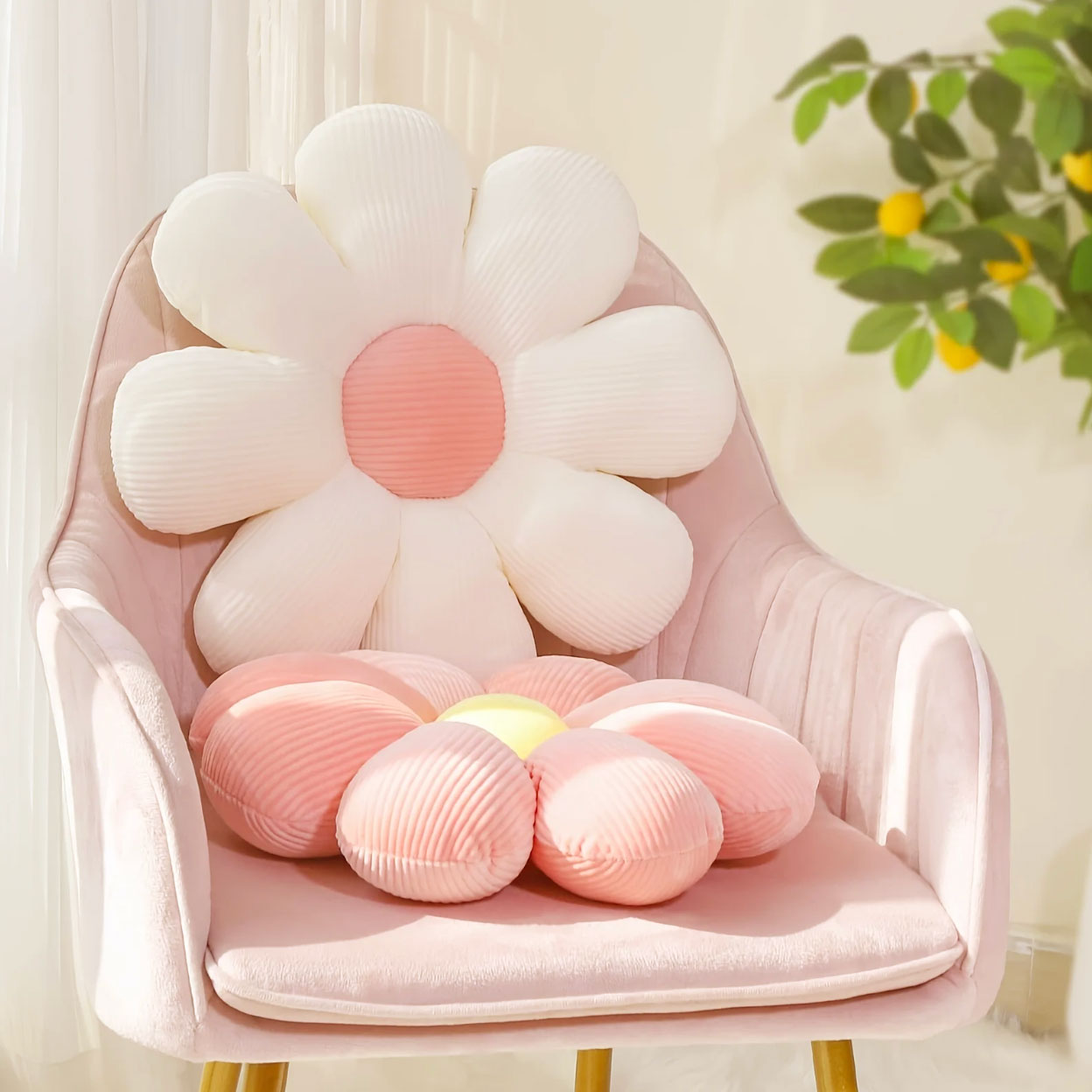 Daisy Plush Kudde | Veska