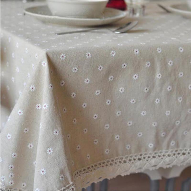 Daisy Print Bomull Linne Duken | Veska