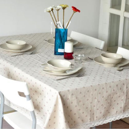 Daisy Print Bomull Linne Duken | Veska