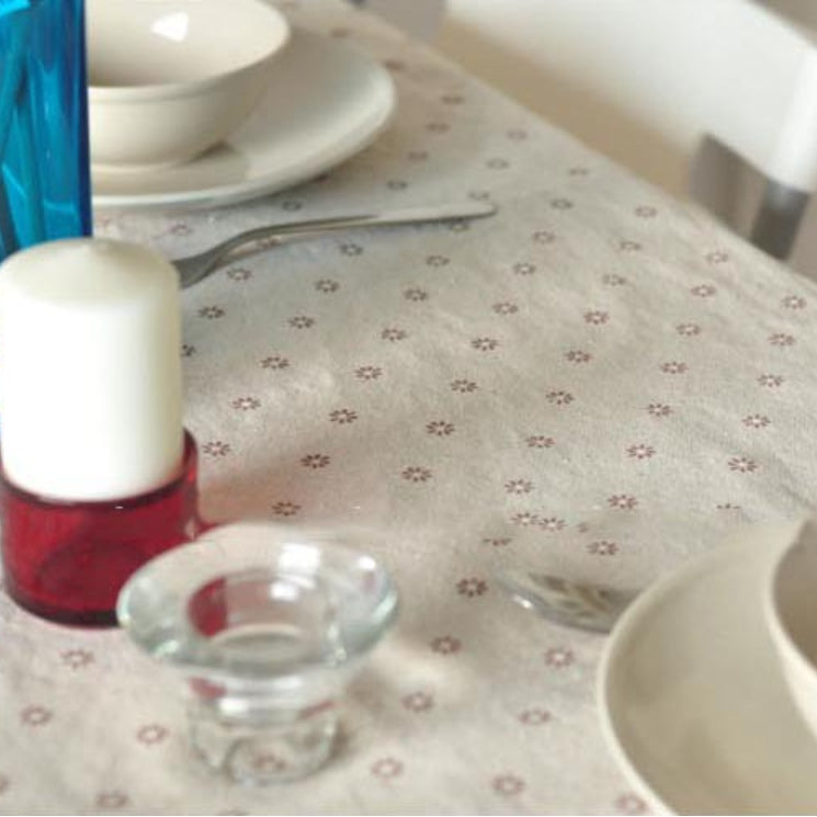 Daisy Print Bomull Linne Duken | Veska