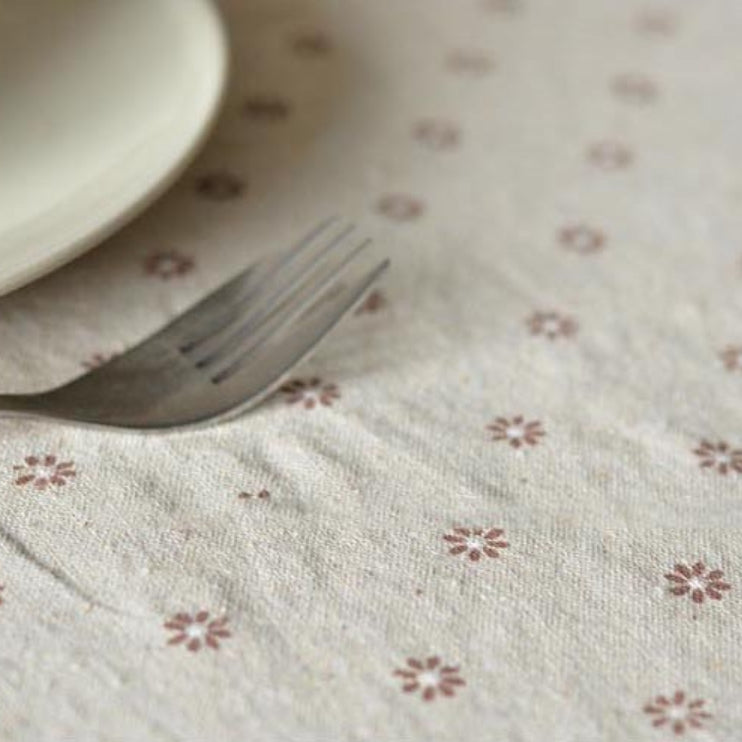 Daisy Print Bomull Linne Duken | Veska