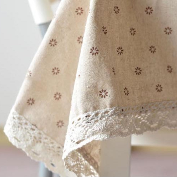 Daisy Print Bomull Linne Duken | Veska