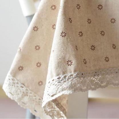 Daisy Print Bomull Linne Duken | Veska