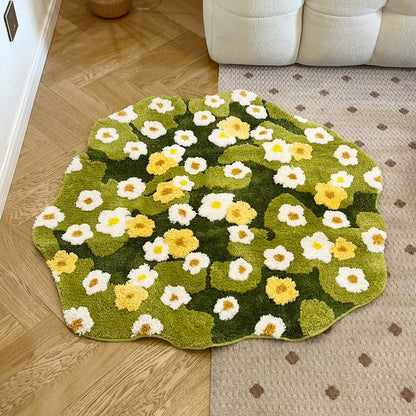 Daisy Tufting Moss Badrumsmatta | Veska 100X105 CM