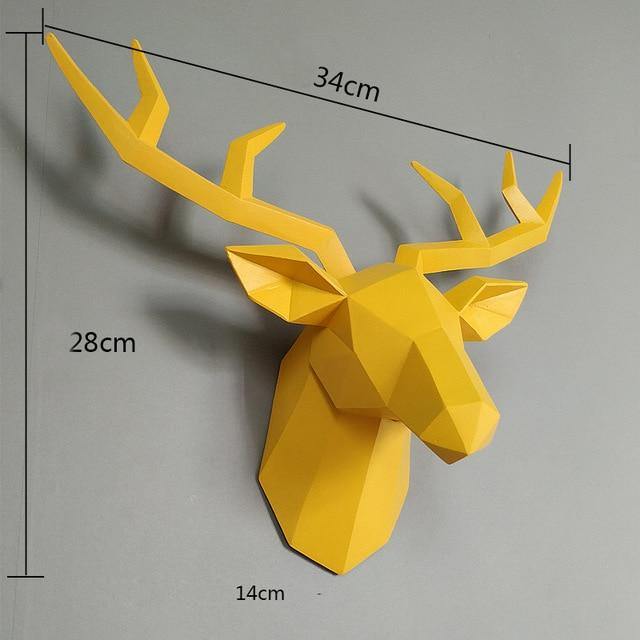 Deer Head Modern Heminredning | Veska staty 3