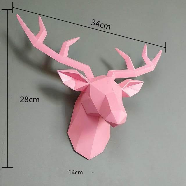 Deer Head Modern Heminredning | Veska staty 4