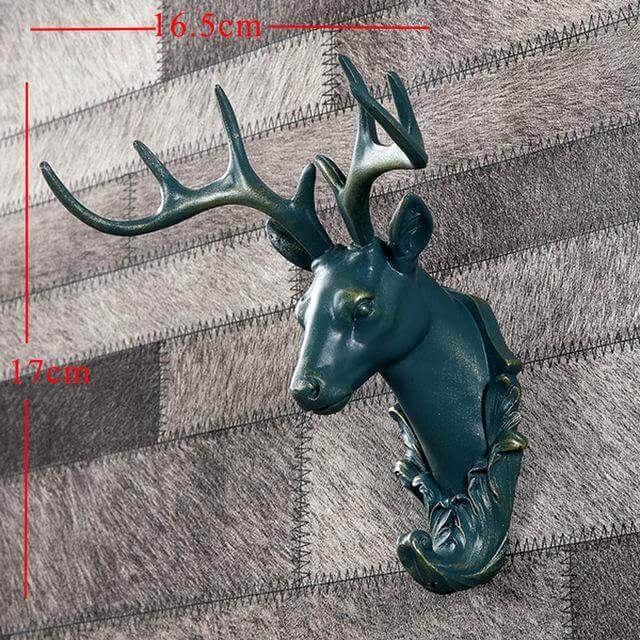 Deer Head Modern Heminredning | Veska staty hänge 2