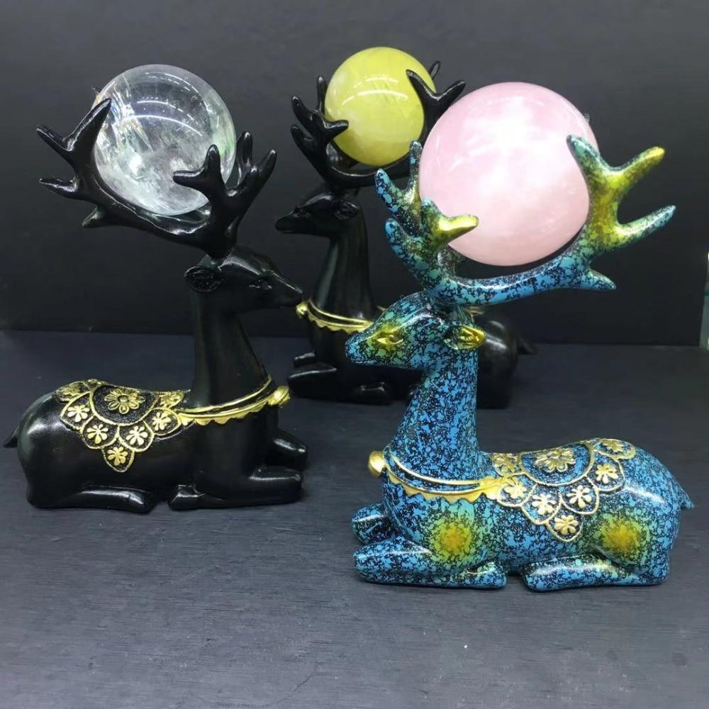 Deer Natural Crystal Figuriner | Veska