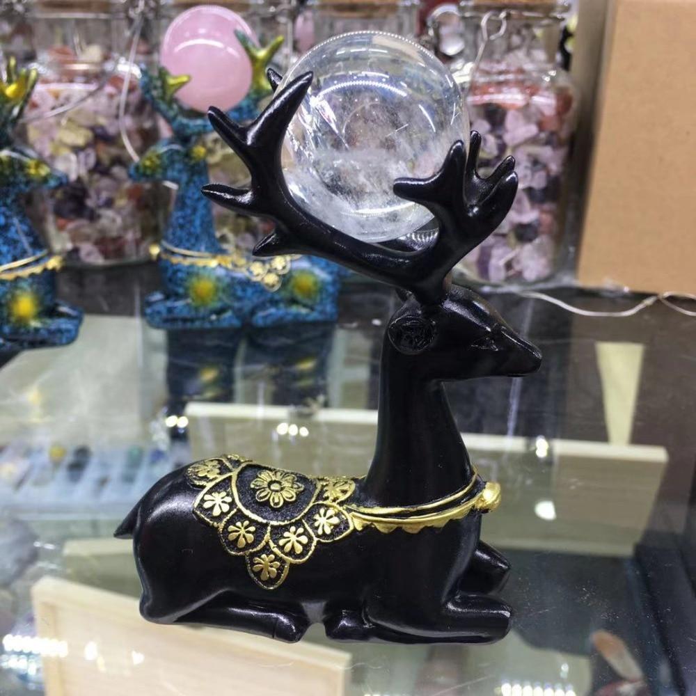 Deer Natural Crystal Figuriner | Veska