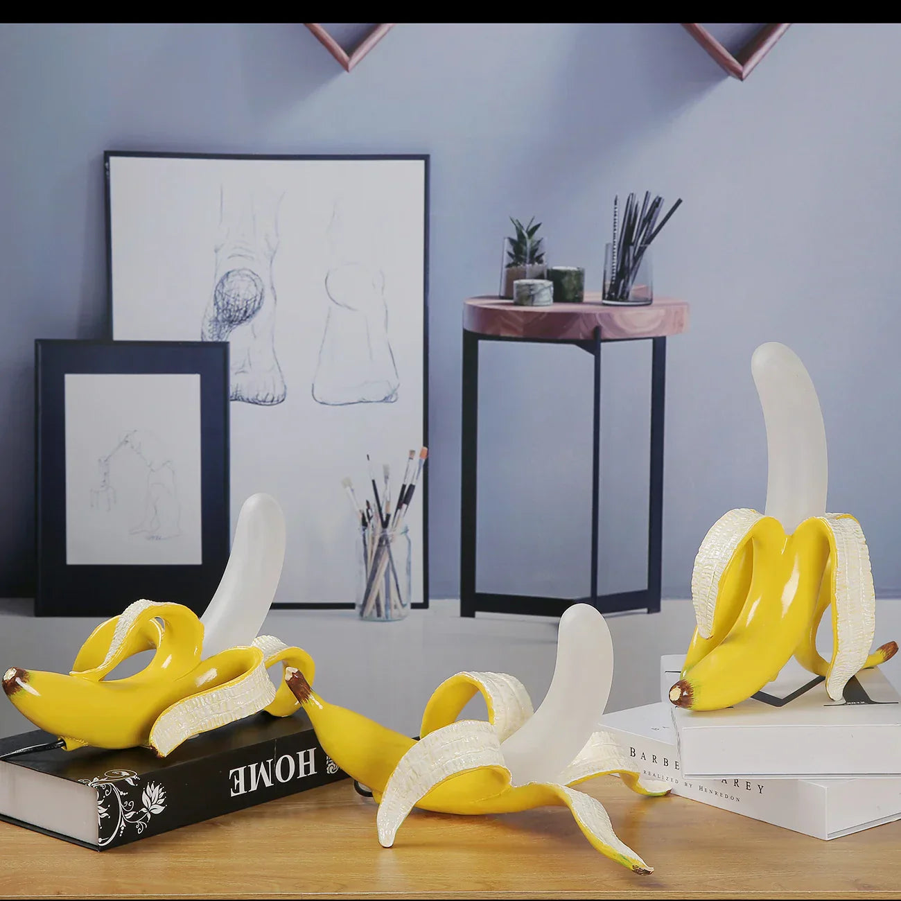 Dekorativ Bananlampa – Modern Bordslampa för Stilig Interiördesign | Veska