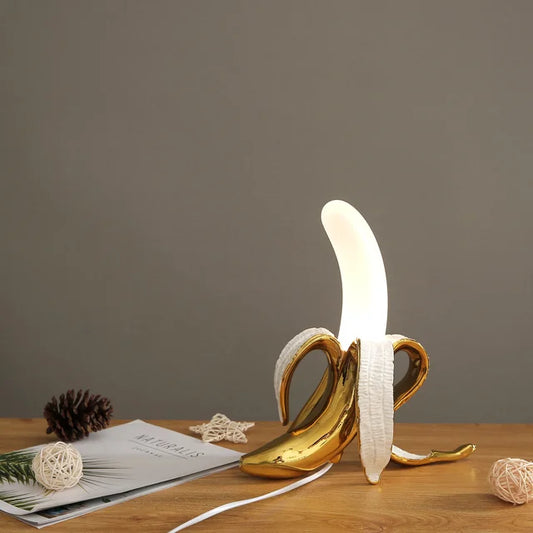 Dekorativ Bananlampa – Modern Bordslampa för Stilig Interiördesign | Veska Stil 1