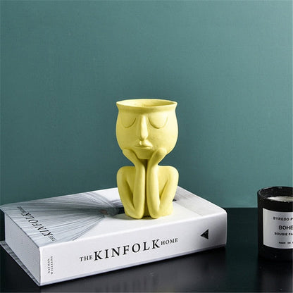 Dekorativ mini keramikkruka | Veska A-Gul