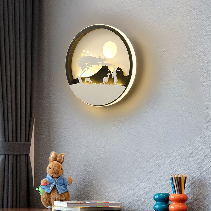 Dekorativ modern konst vägg LED-lampa | Veska