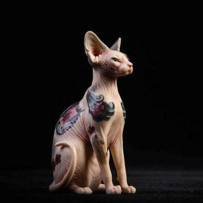 Dekorativ tatueringlös kattfigur | Veska
