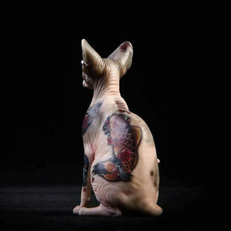 Dekorativ tatueringlös kattfigur | Veska