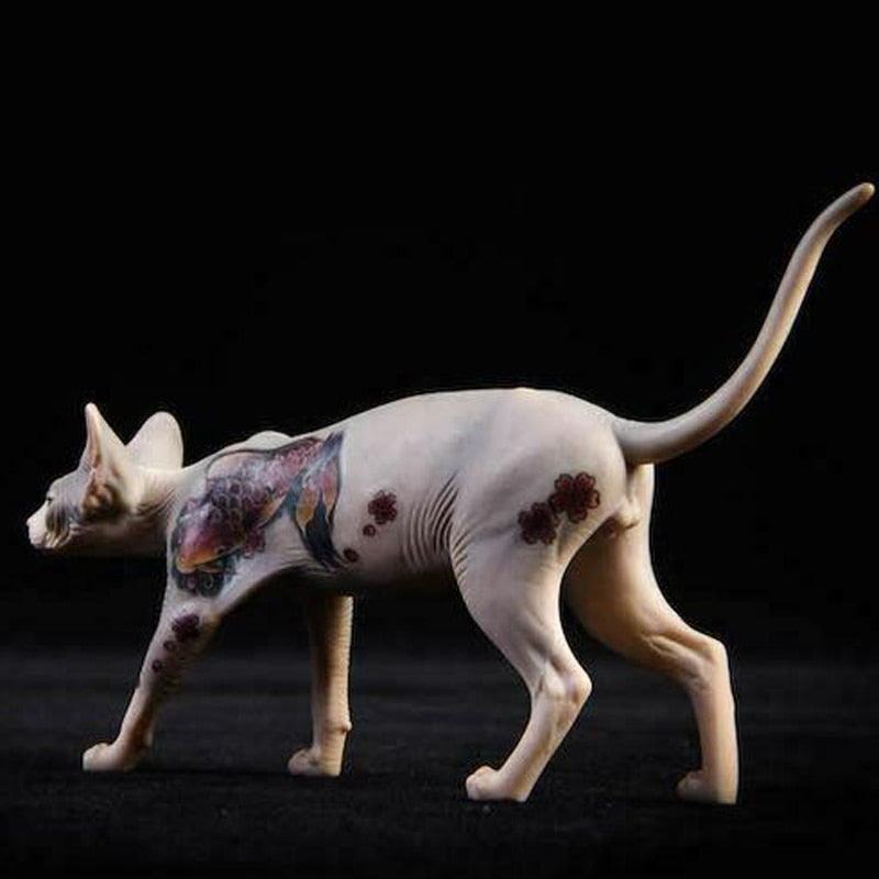 Dekorativ tatueringlös kattfigur | Veska