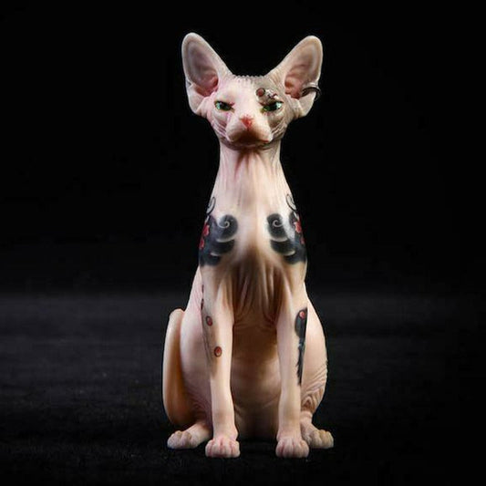 Dekorativ tatueringlös kattfigur | Veska Stil 1