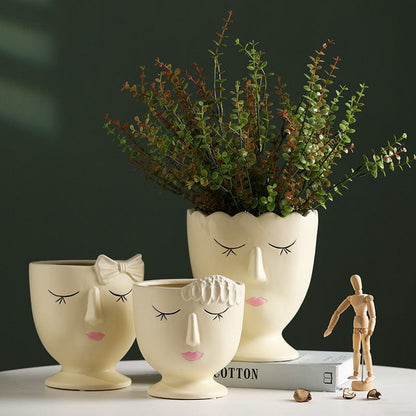 Dekorativ Torkade Veskaommor Vaso | Veska 8,3" || 21cm hög