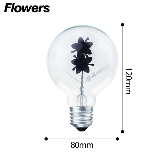 Dekorativ vintage Edison-lampa kärlek | Veska Blommor