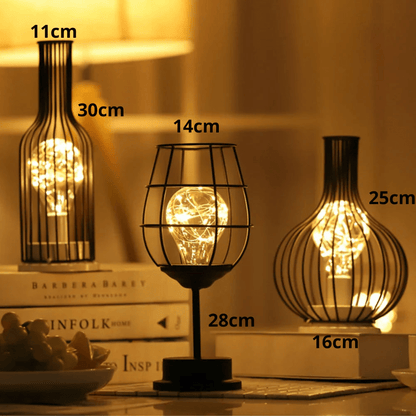 Demora | Lyxig Trådlös LED Bordslampa | Elegant Sladdlös Belysning för Alla Utrymmen | Veska