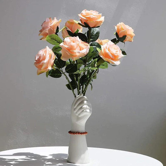 Design Keramisk Vas Handgjord & Perfekt för Dina Veskaommor | Veska S 14.3cm