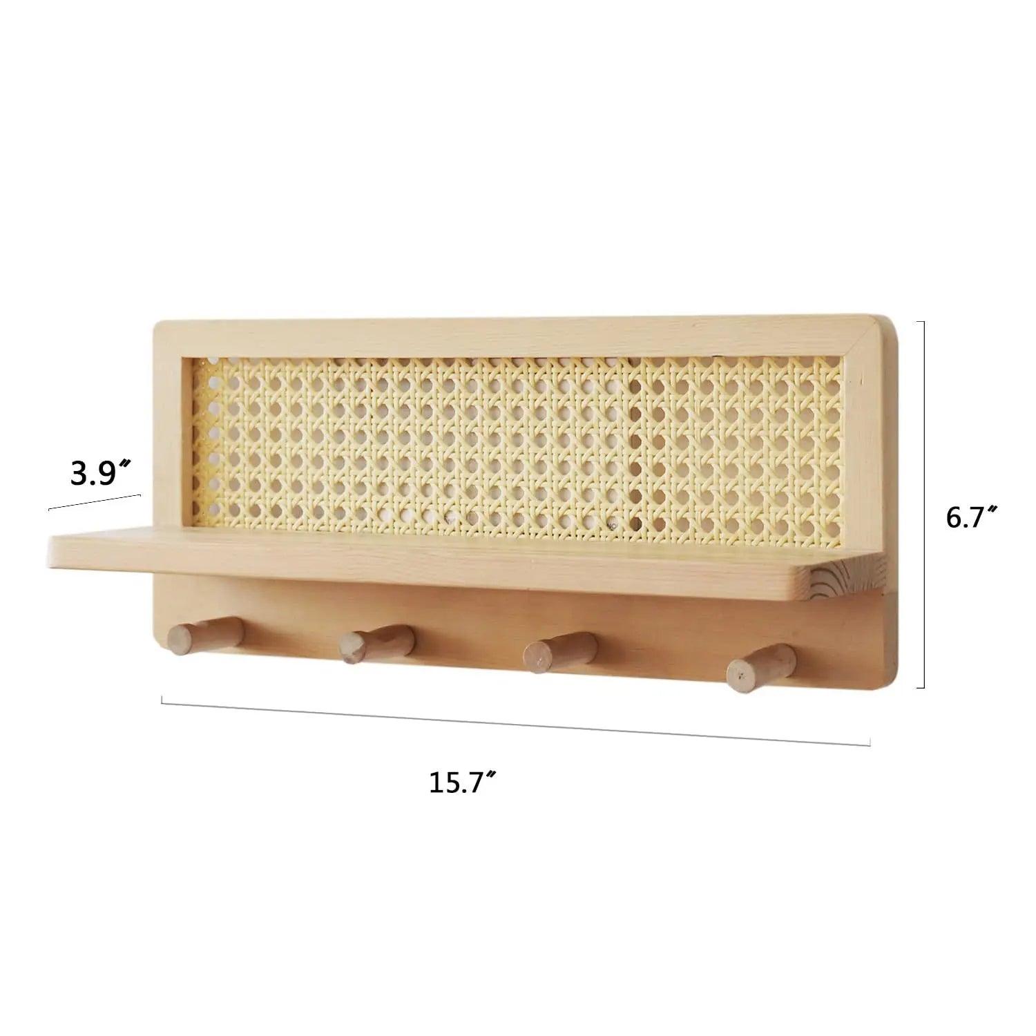 Design Väggshelf med Krok Minimalism för Badrum & Kök | Veska