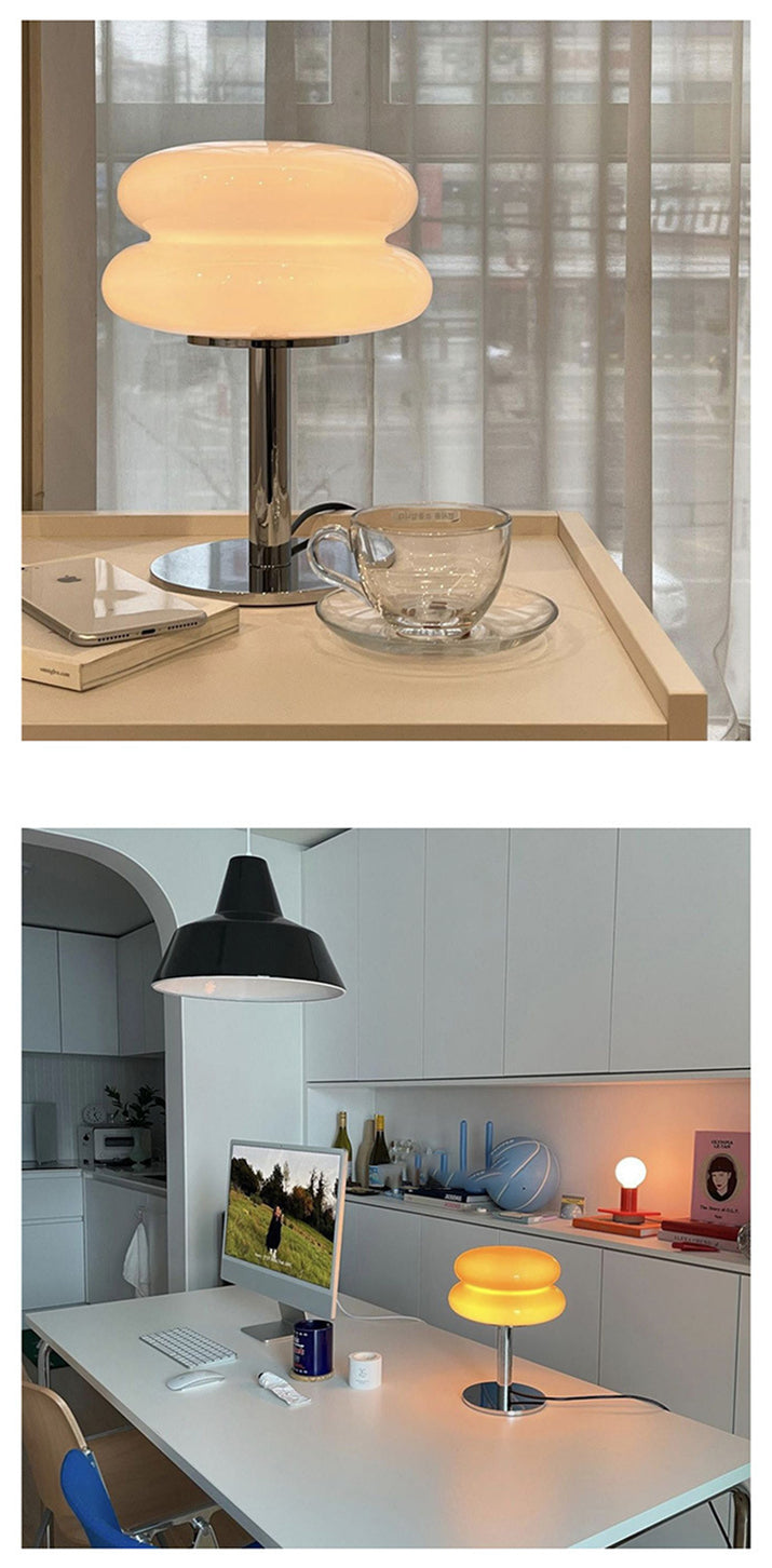 DESIGNER GLASBORDSLAMPA - AMBIENT LED LAMPA FÖR SOVRUM OCH STUDIE | Veska