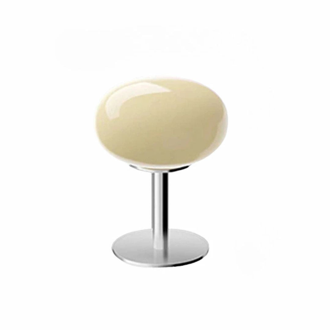 DESIGNER GLASBORDSLAMPA - AMBIENT LED LAMPA FÖR SOVRUM OCH STUDIE | Veska Lollipop Gul