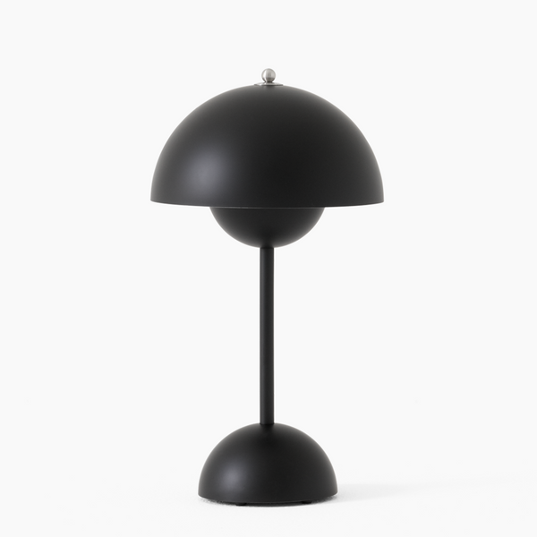 Designer LED Bords Lamp med Aurora Effekt | Veska Svart