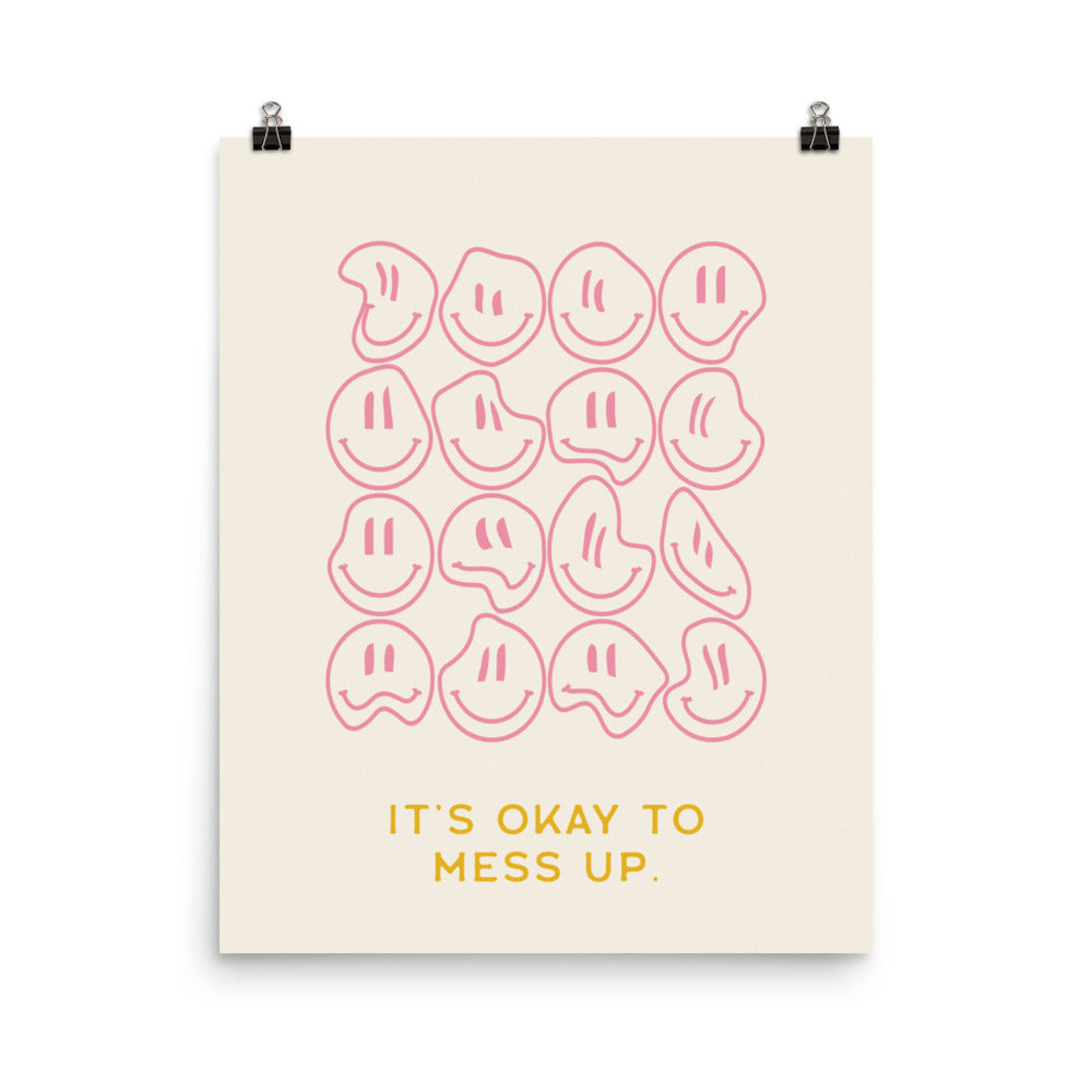 Det är okej att misslyckas | Veska 16″×20″