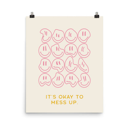 Det är okej att misslyckas | Veska 16″×20″