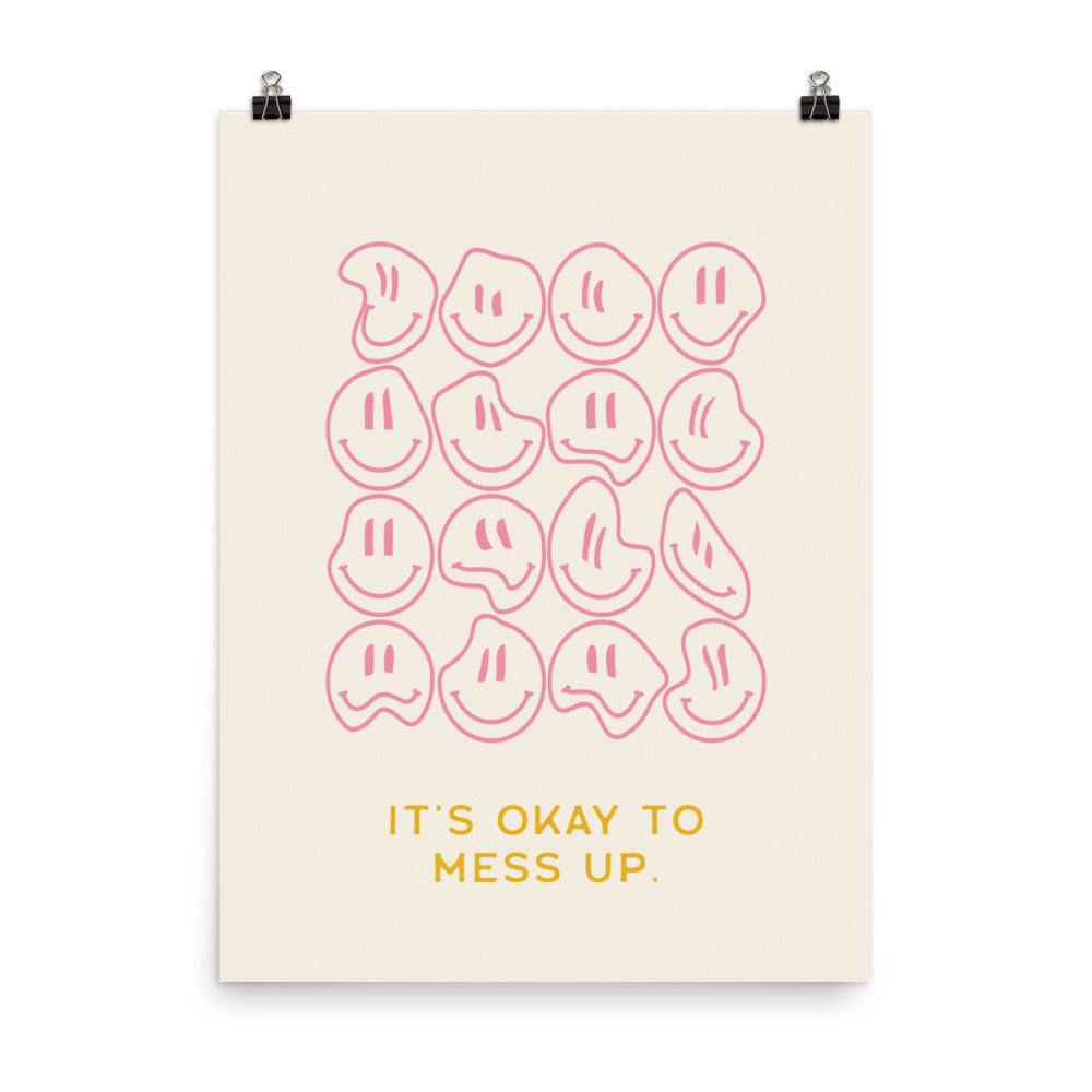 Det är okej att misslyckas | Veska 18″×24″