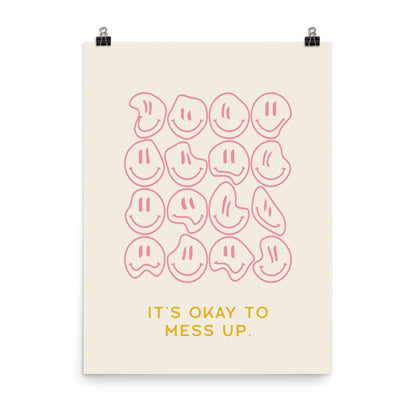 Det är okej att misslyckas | Veska 18″×24″