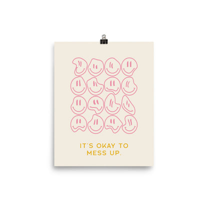 Det är okej att misslyckas | Veska 8″×10″
