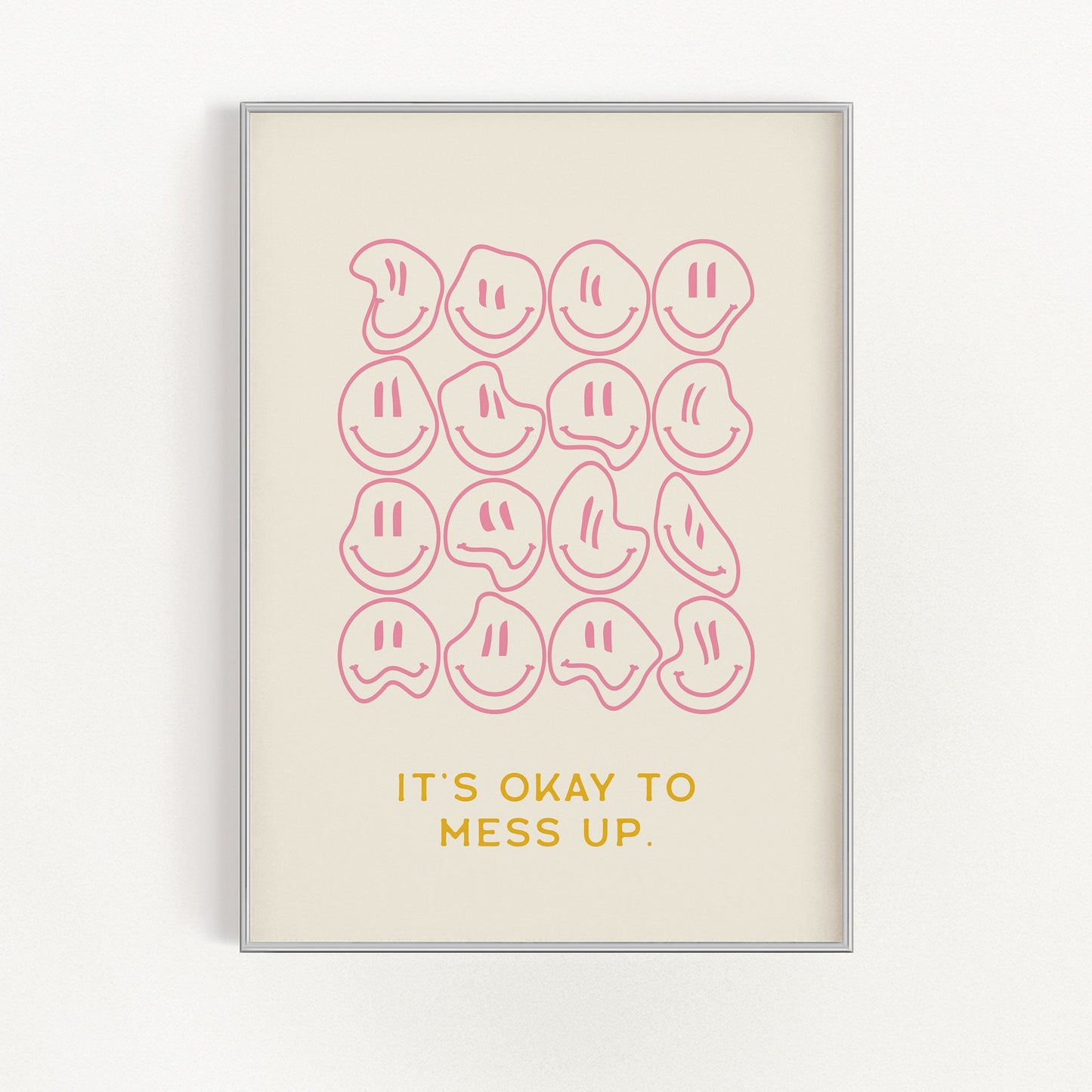 Det är okej att misslyckas | Veska 12″×16″
