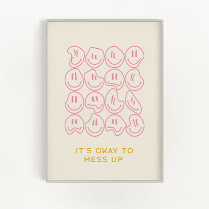 Det är okej att misslyckas | Veska 12″×16″