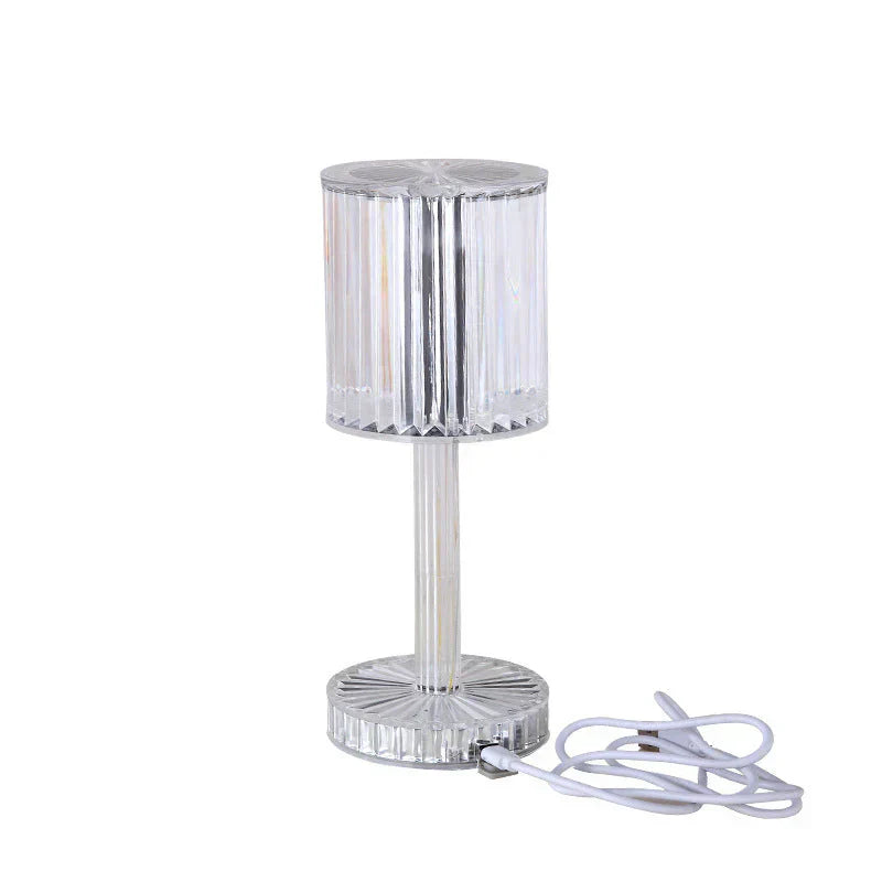 Dimbar Kristall Bordslampa Med Modern Design | Veska